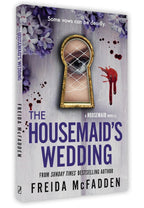 The Housemaid's Wedding by Freida McFadden, the cover at an angle