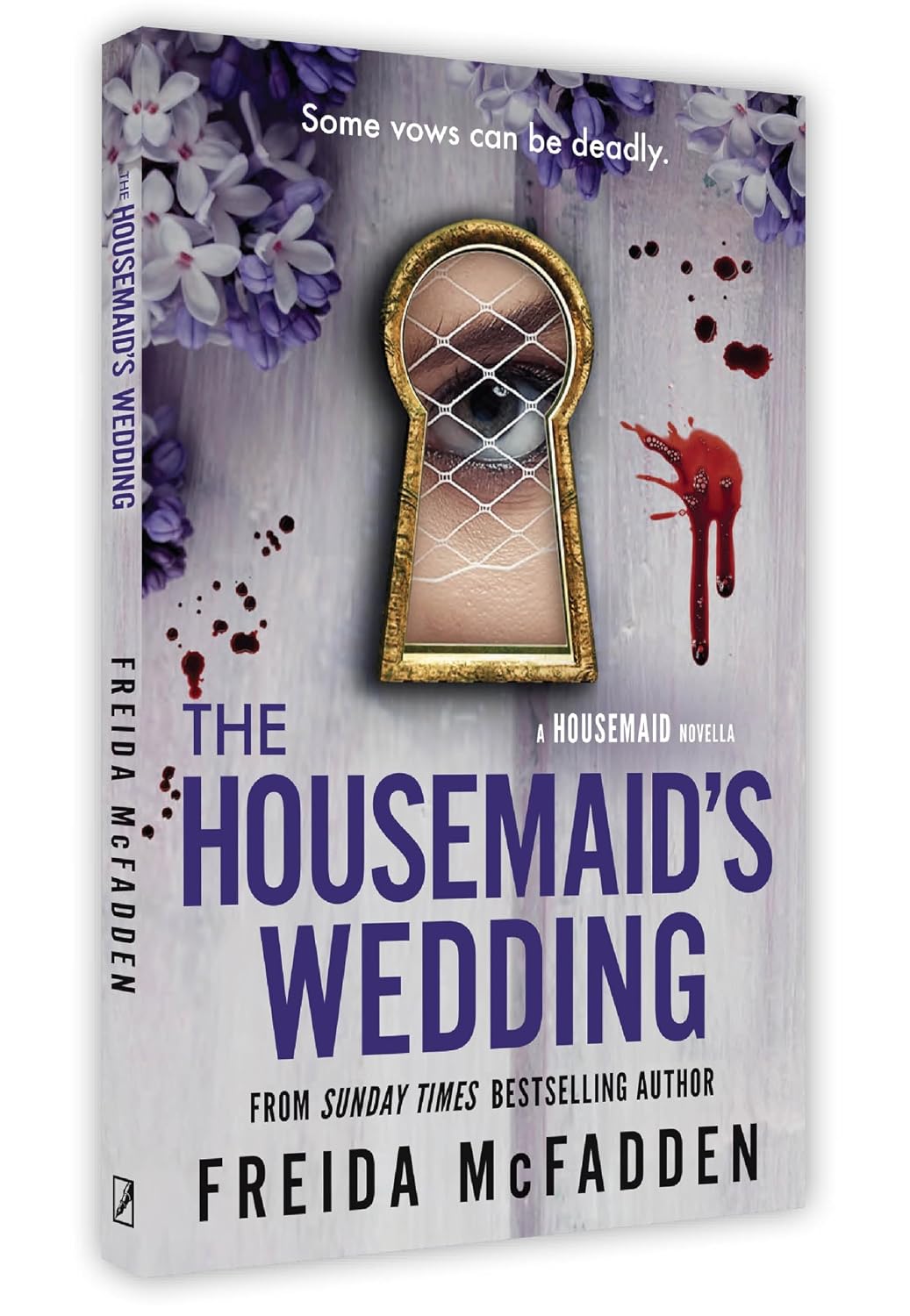 The Housemaid's Wedding by Freida McFadden, the cover at an angle