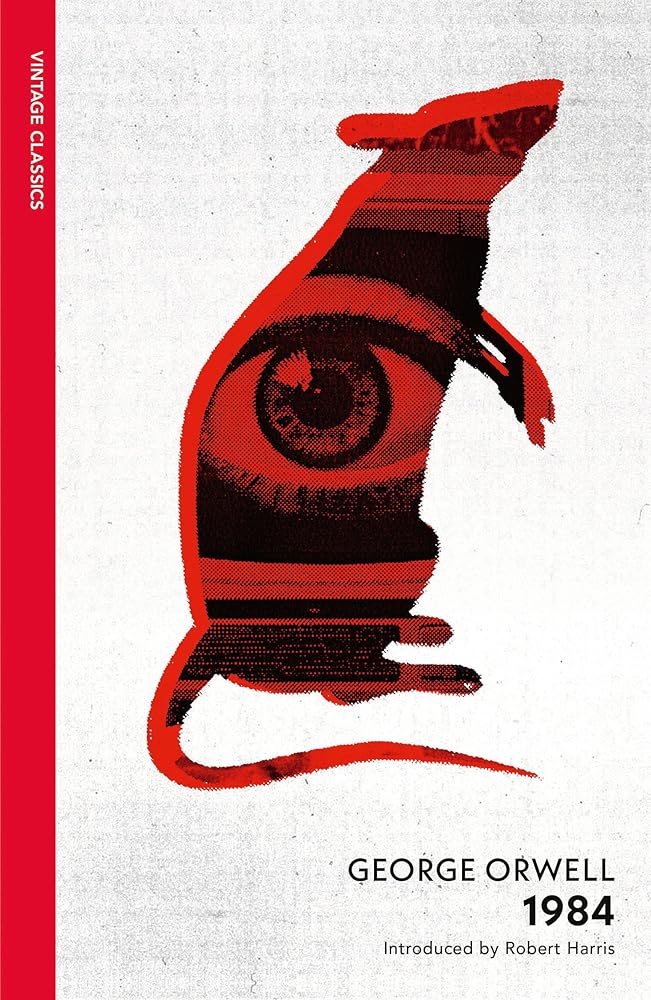 1984 by George Orwell, Robert Harris book cover