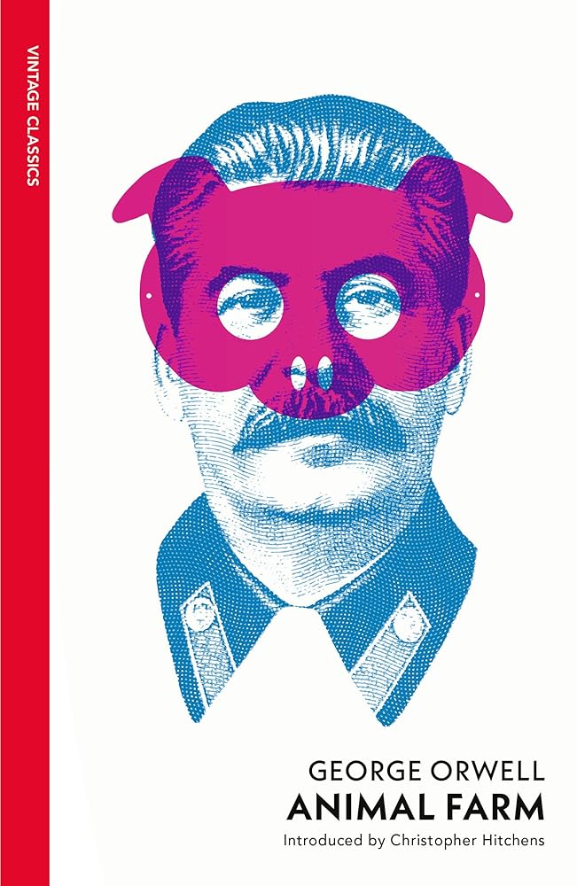 Animal Farm: Orwell’s disturbing political satire introduced by Christopher Hitchens by George Orwell book cover