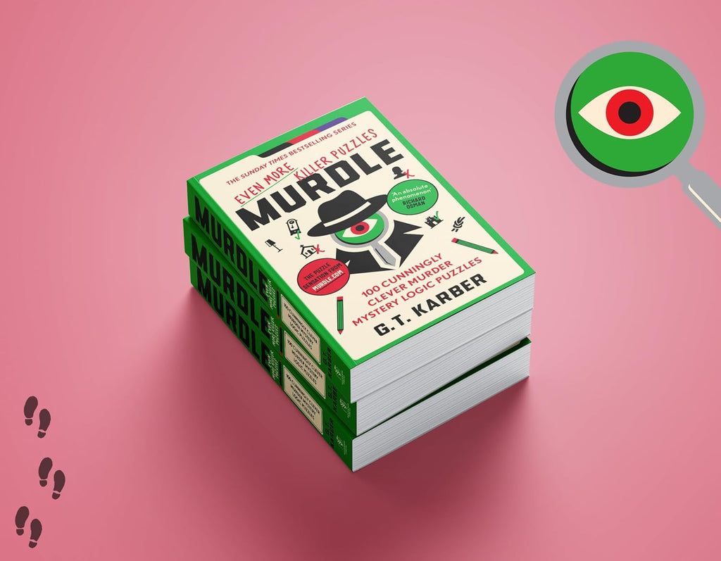 Murdle by G.T. Karber, the cover at an angle