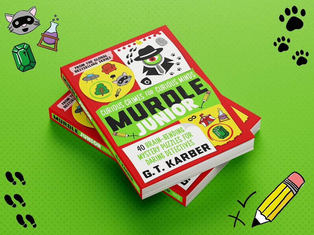Murdle Junior by G.T. Karber, the cover at an angle