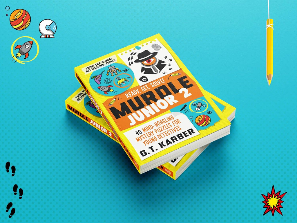 Murdle Junior 2 by G.T. Karber, the cover at an angle