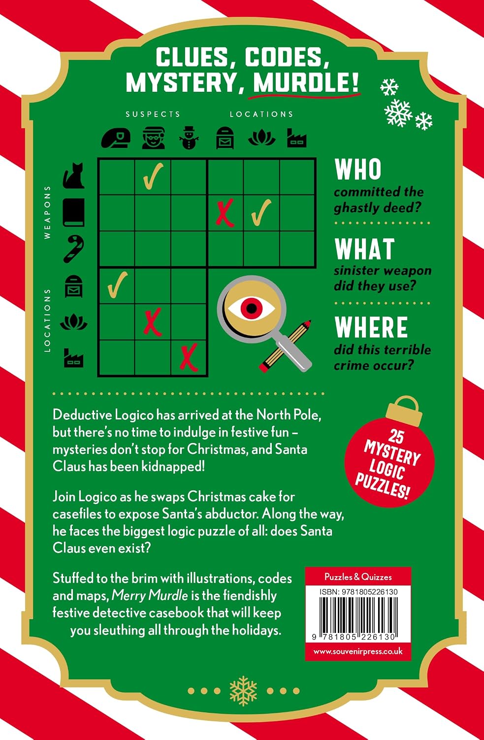 Merry Murdle by G.T. Karber, back cover