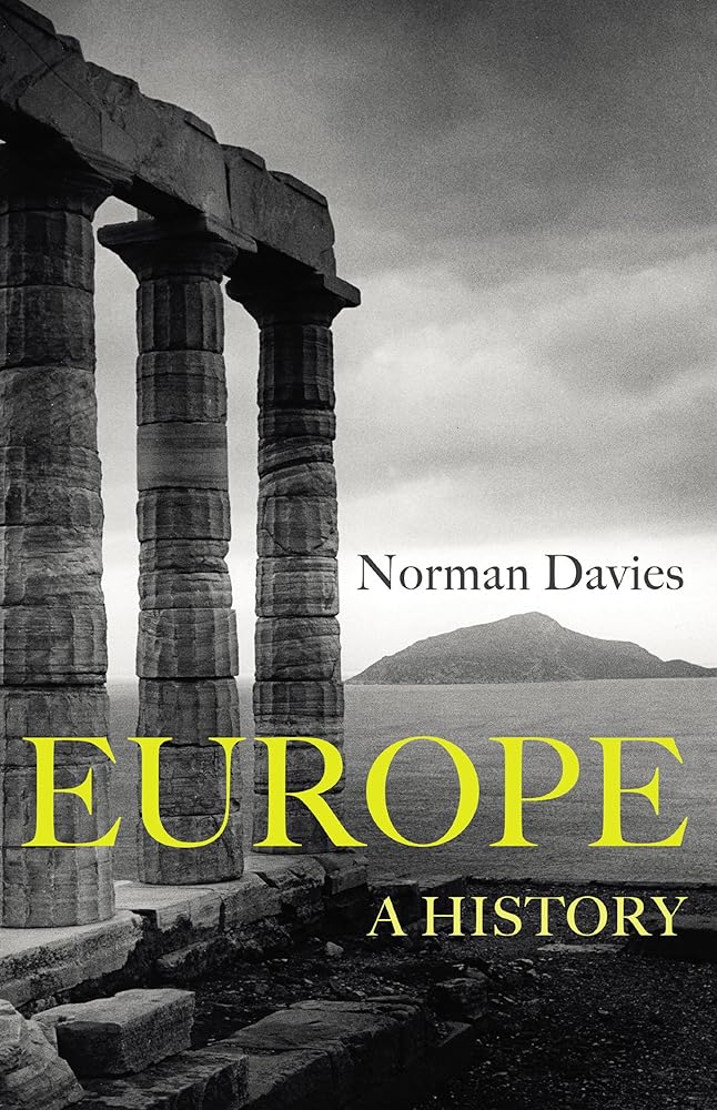 Europe: A History by Norman Davies book cover