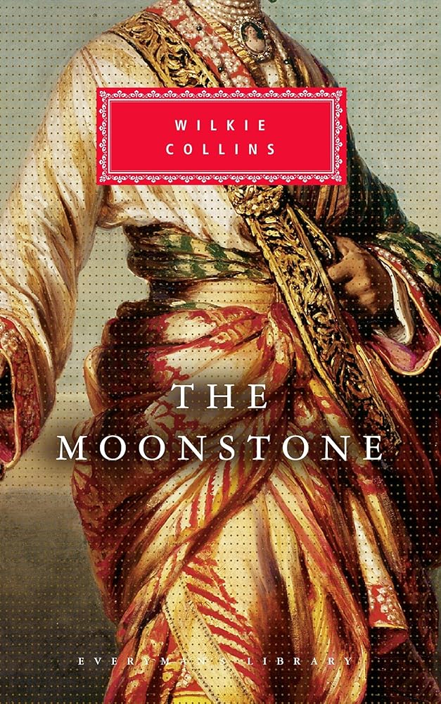 The Moonstone Everyman's Library by Wilkie Collins book cover
