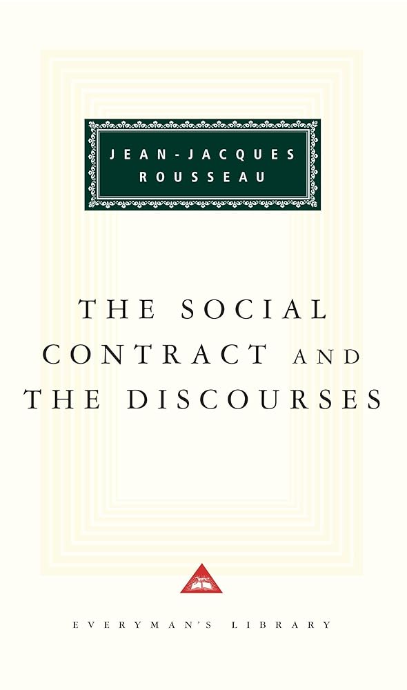 The Social Contract by Jean-Jacques Rousseau book cover