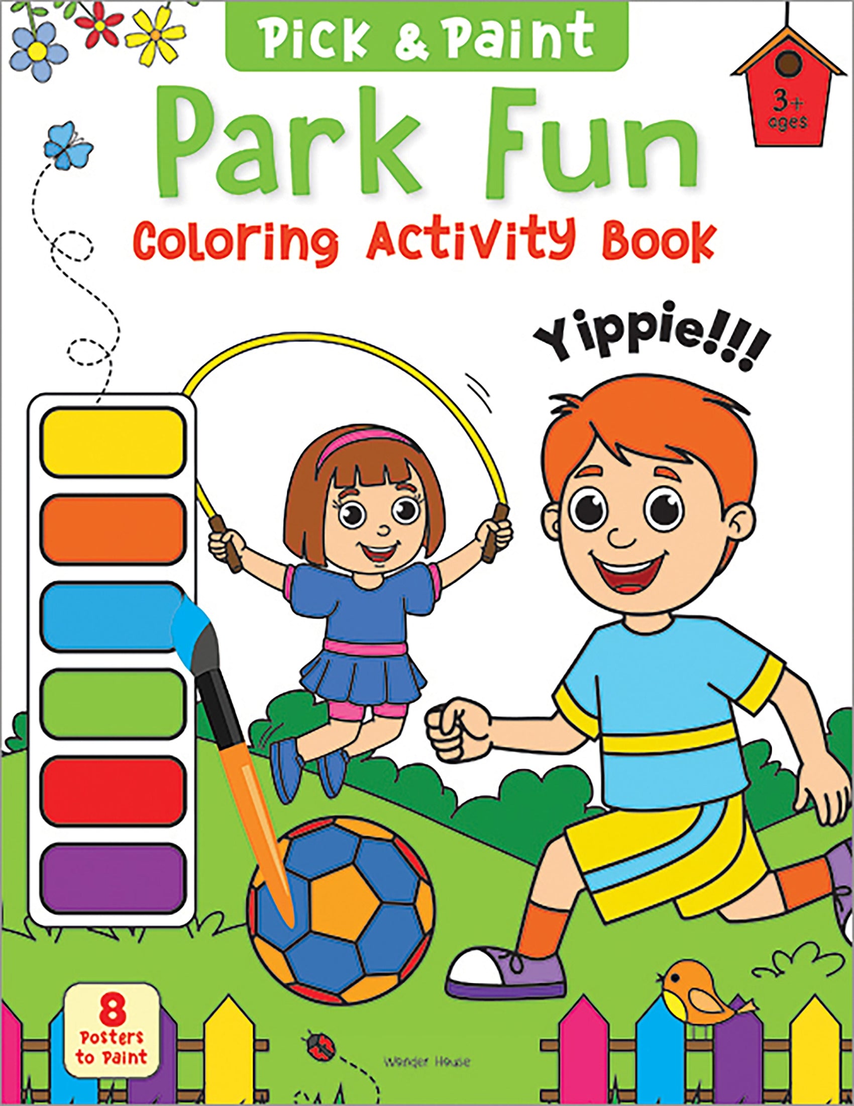 Pick and Paint Coloring Activity Book For Kids: Park fun - 9789354403422 - Book Cover