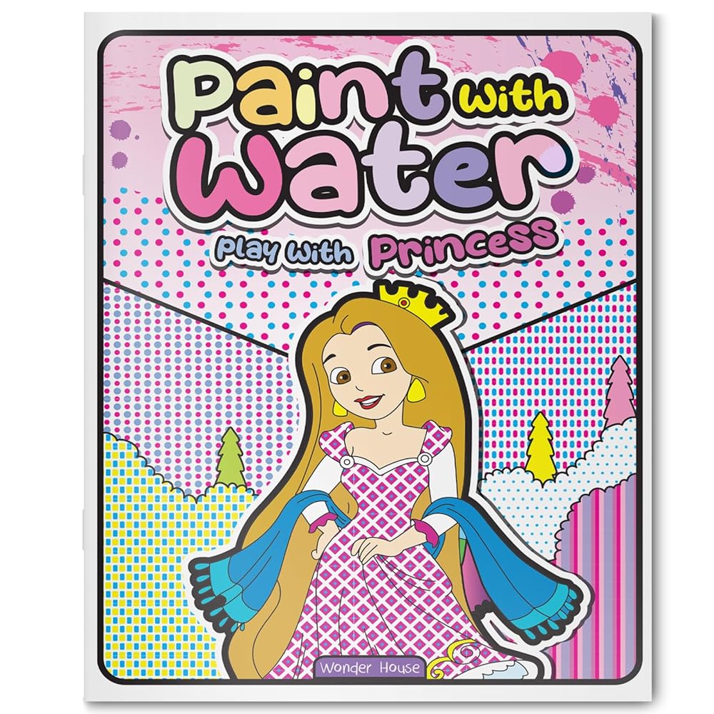 Paint with Water Play with Princess Wonder House Books