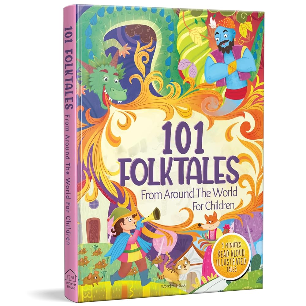 101 Folktales For Children 5 Minutes Read Aloud Illustrated Tales With Morals cover image
