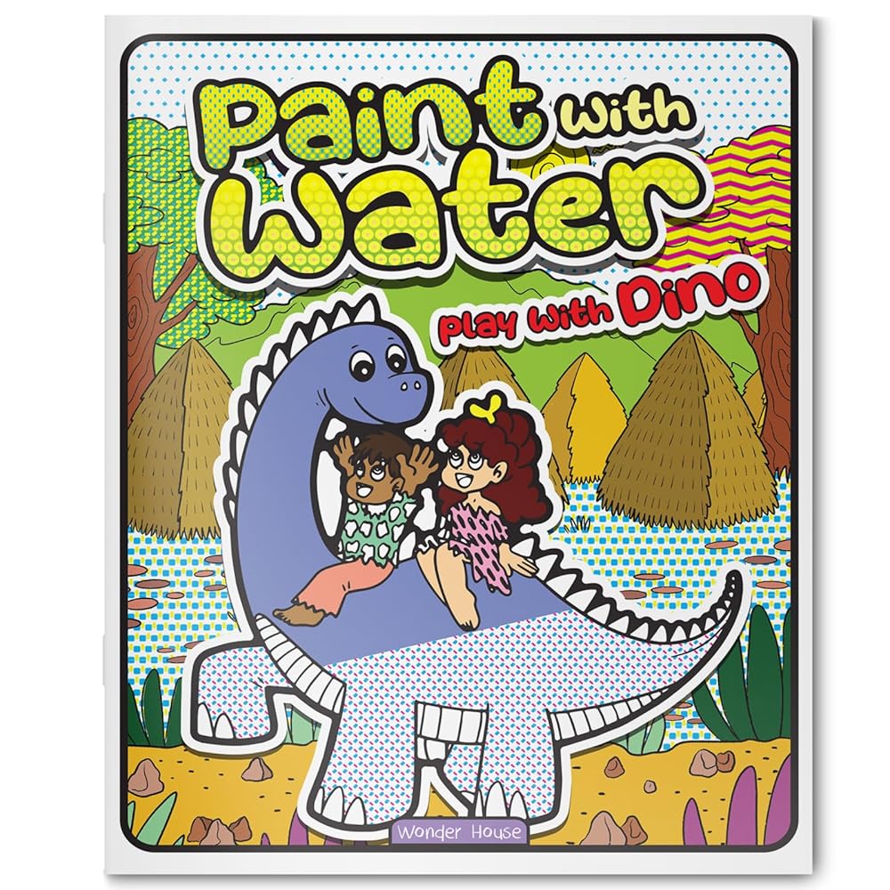 Paint with Water Play with Dinosaur Wonder House Books