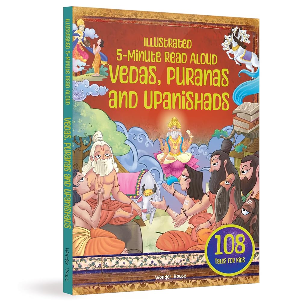 Vedas, Puranas and Upanishads - Illustrated 5 Minute Read Aloud cover image