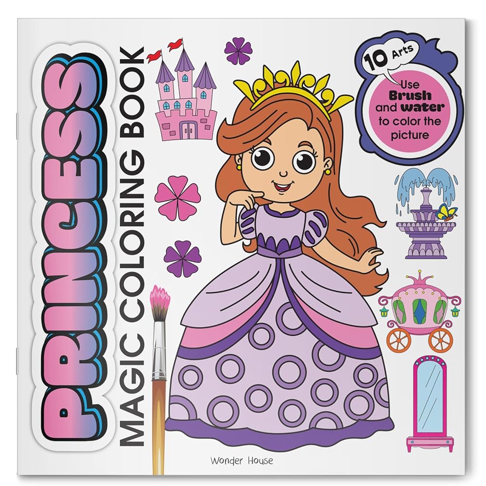 Princess Magic Coloring Book Wonder House Books