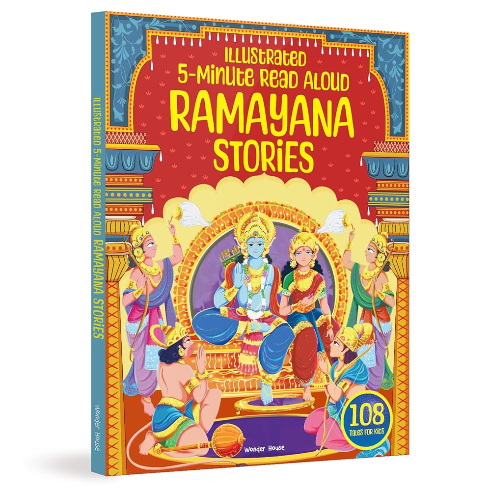 Illustrated Ramayana Stories (5 Minutes Read Aloud) cover image