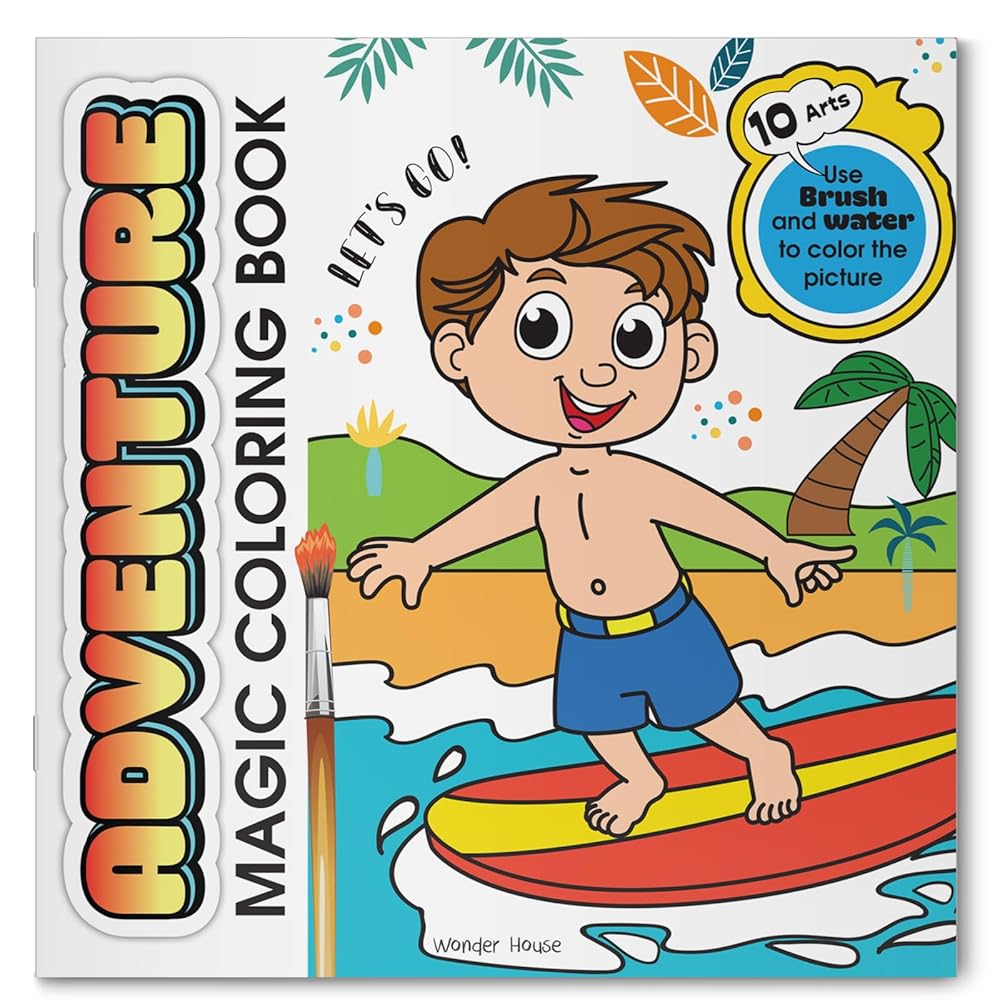 Adventure Magic Coloring Book Wonder House Books