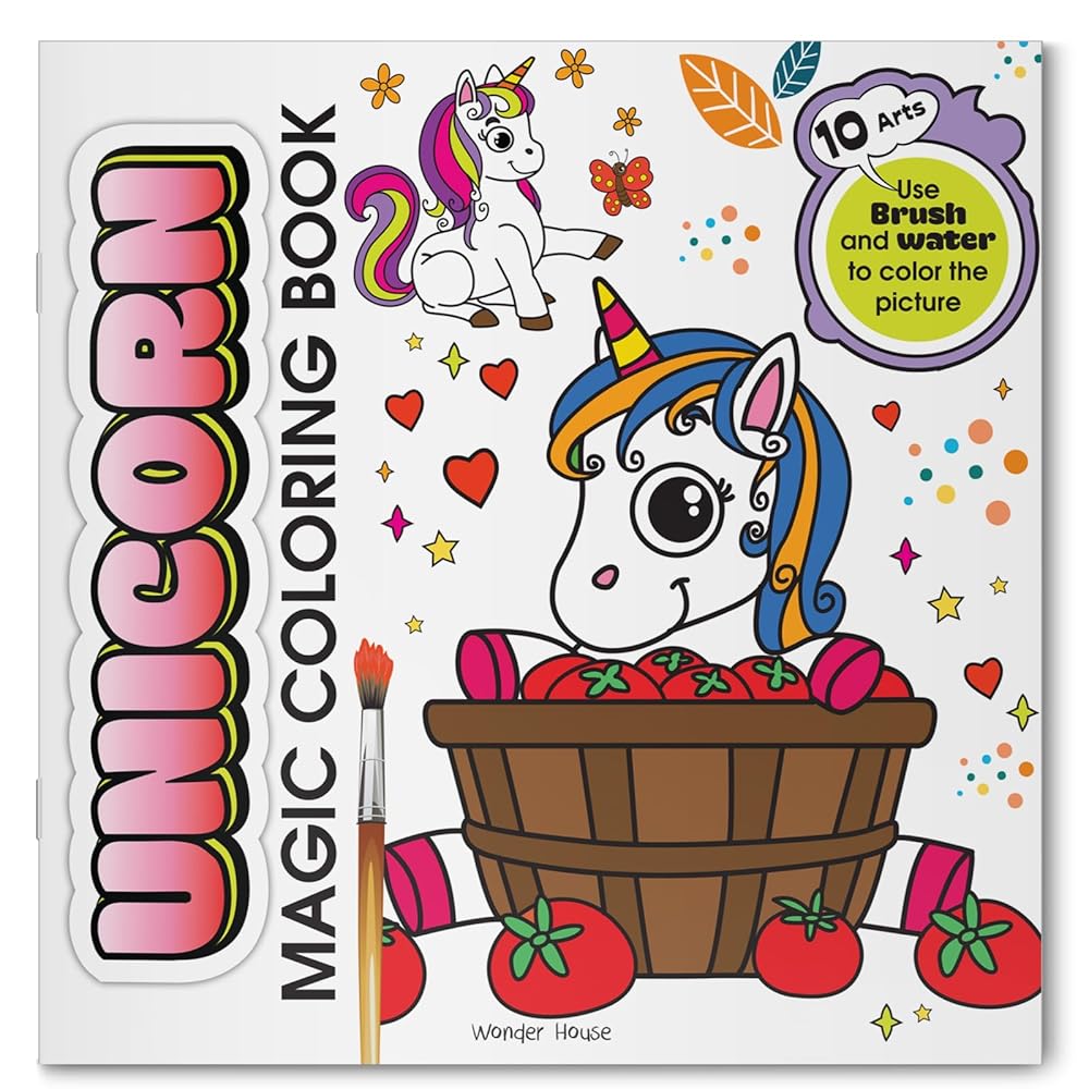 Unicorn Magic Coloring Book Wonder House Books