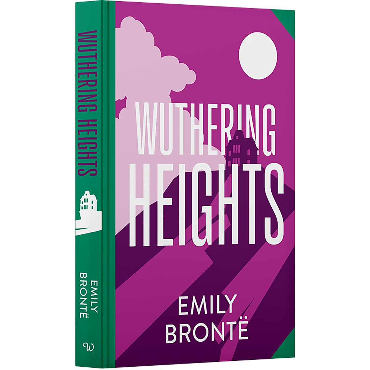 Wuthering Heights by Emily Brontë, the cover at an angle