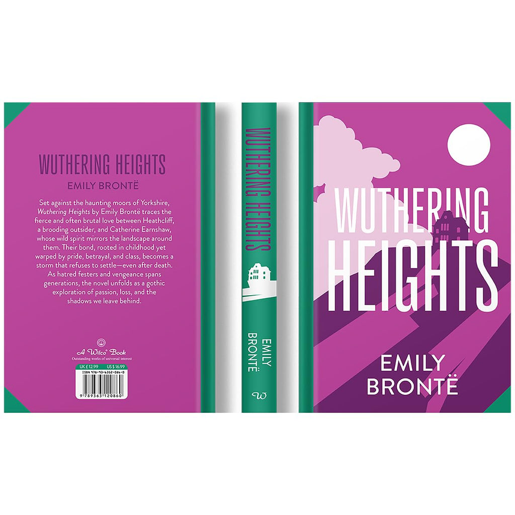 Wuthering Heights by Emily Brontë, front and back