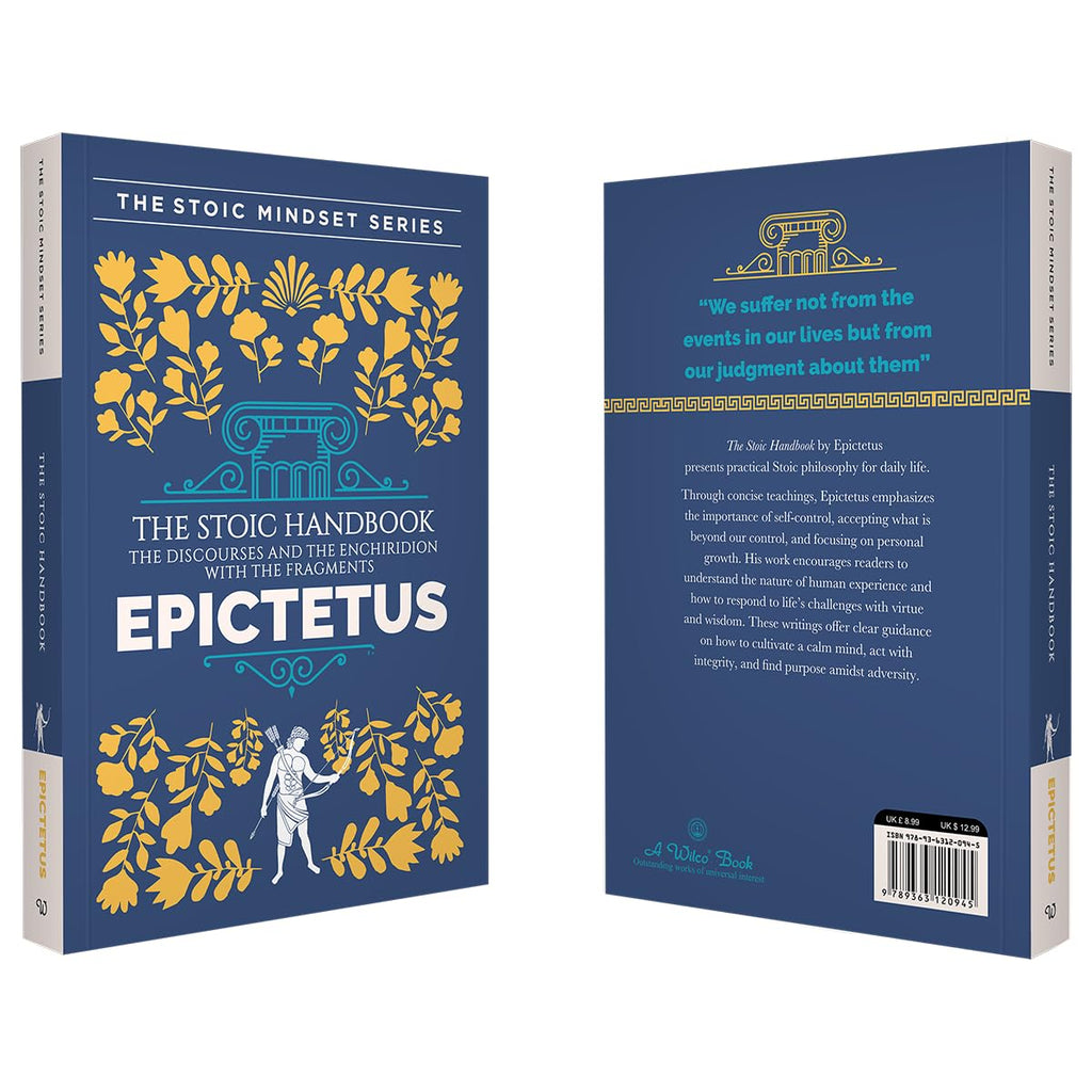 The Stoic Handbook by Epictetus, front and back