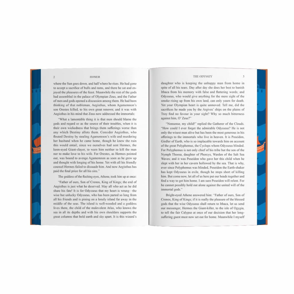 The Odyssey by Homer, interior page