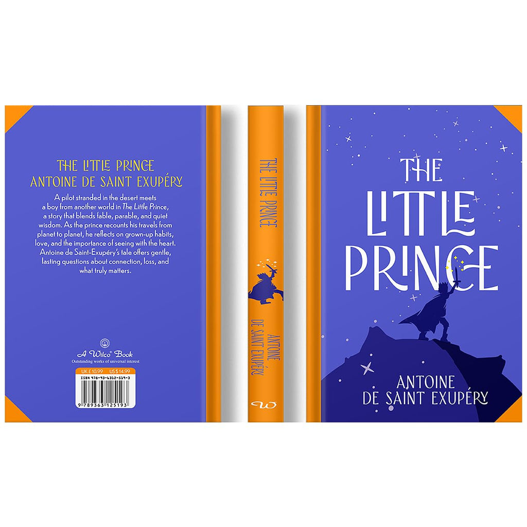 The Little Prince by Antoine de Saint-Exupéry, front and back