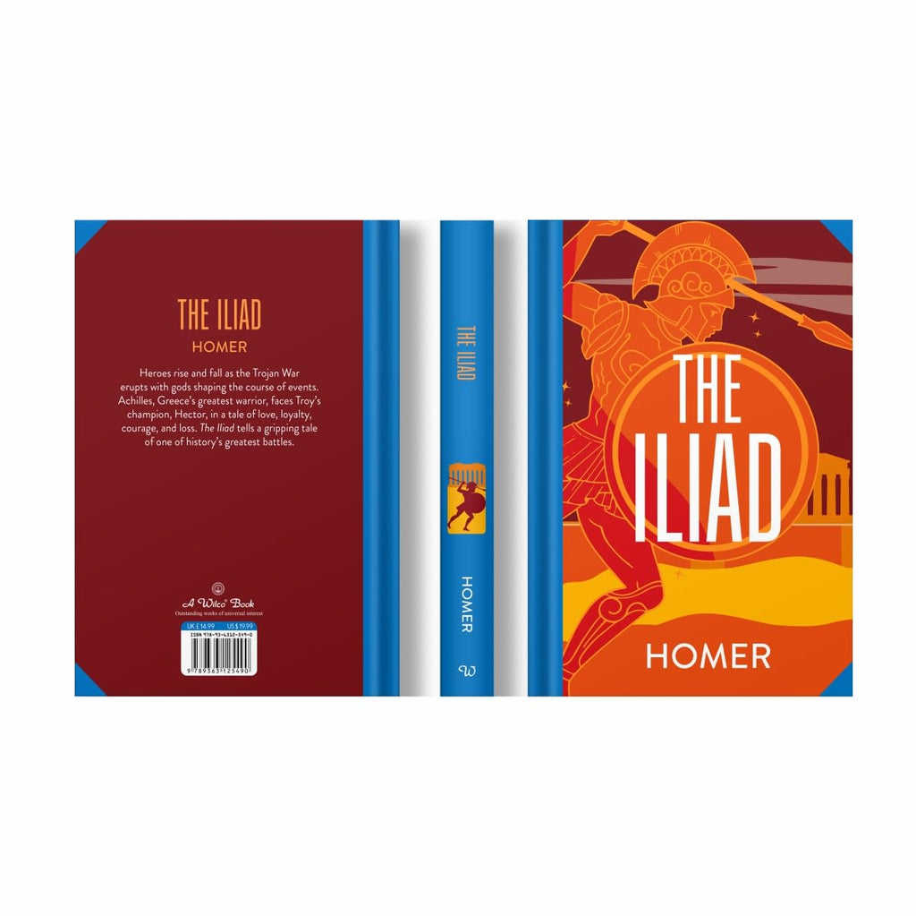 The Iliad by Homer, front and back