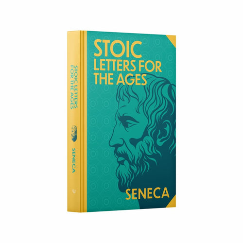 Stoic Letters for the Ages by Seneca, the cover at an angle