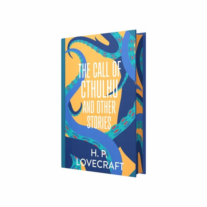 The Call of Cthulhu and Other Stories by H.P. Lovecraft, the cover at an angle