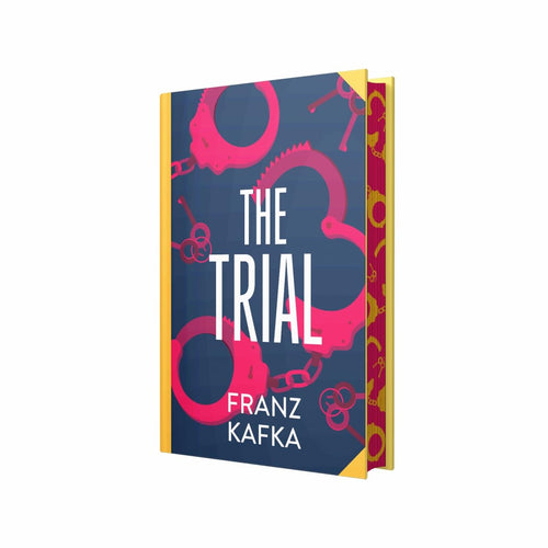 The Trial by Franz Kafka, the cover at an angle