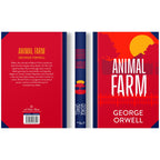Animal Farm by George Orwell, front and back