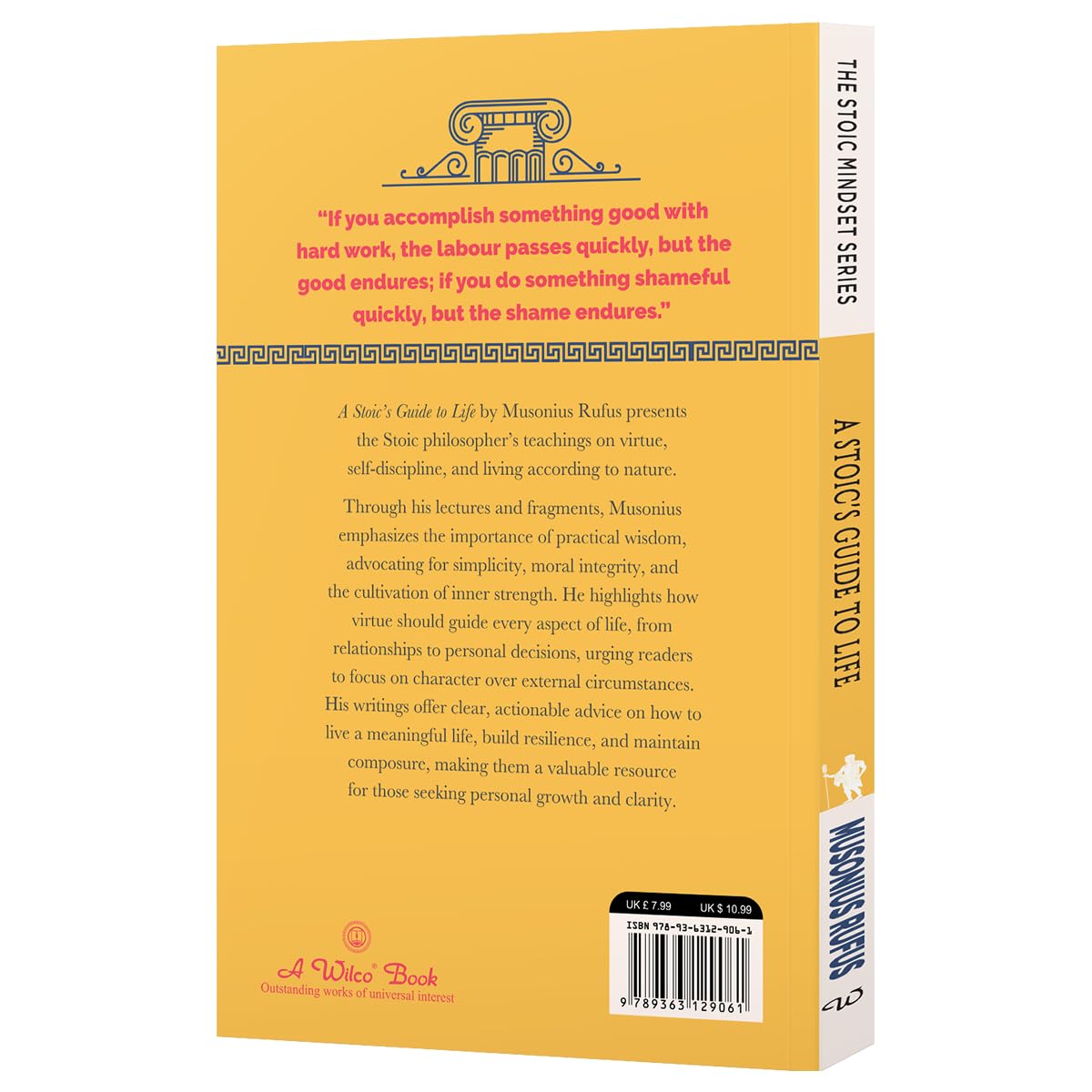 A Stoic's Guide To Life, the cover at an angle, picture 3