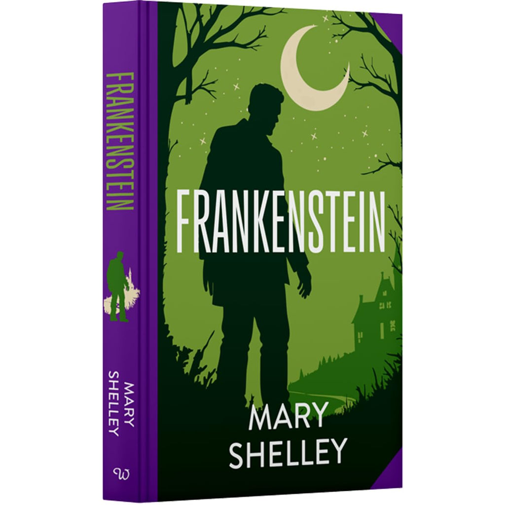 Frankenstein by Mary Shelley, the cover at an angle