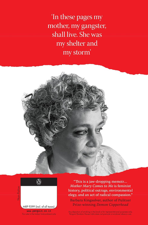 Mother Mary Comes to Me by Arundhati Roy, back cover