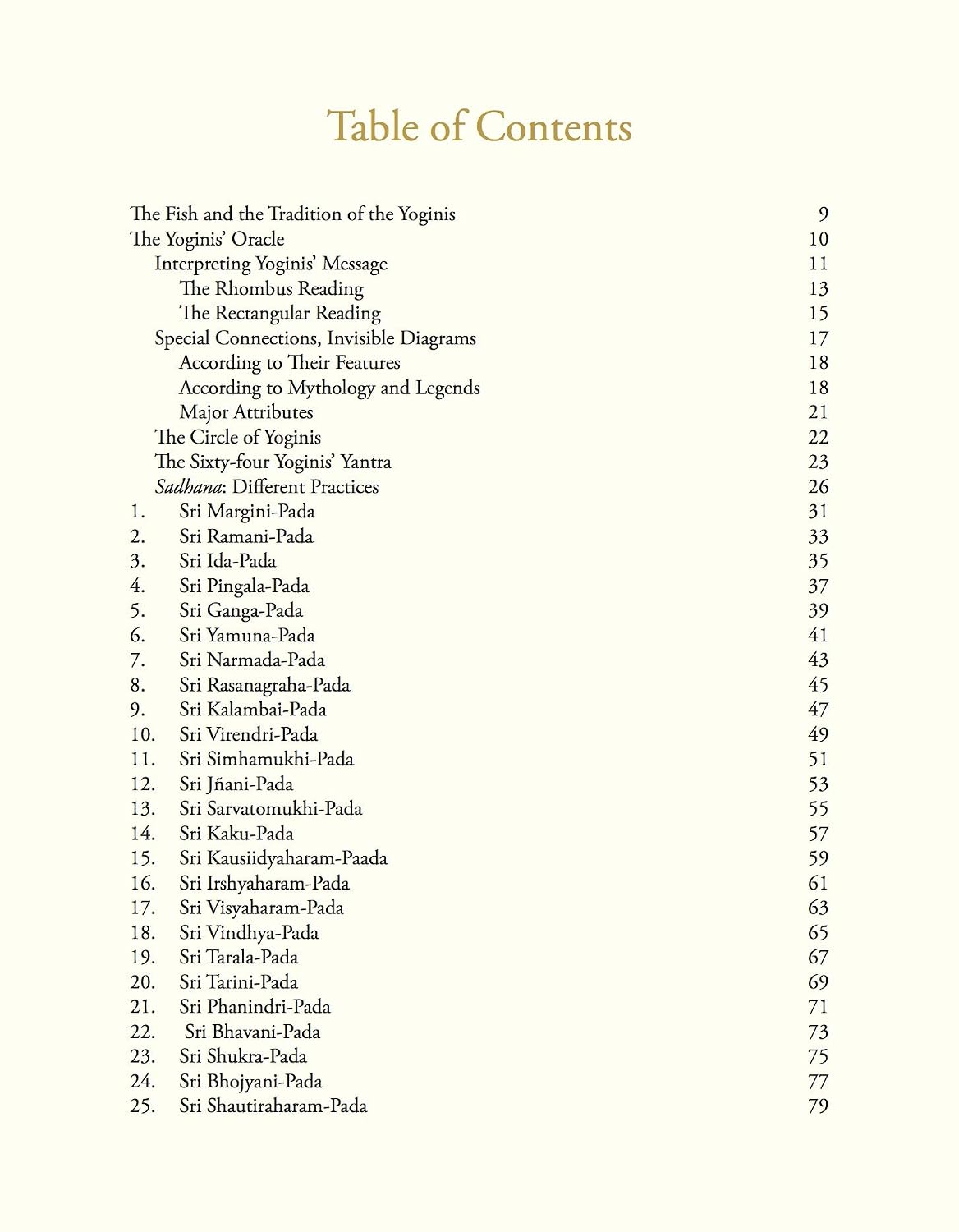 The Yoginis Oracle by Stella Dupuis, interior page