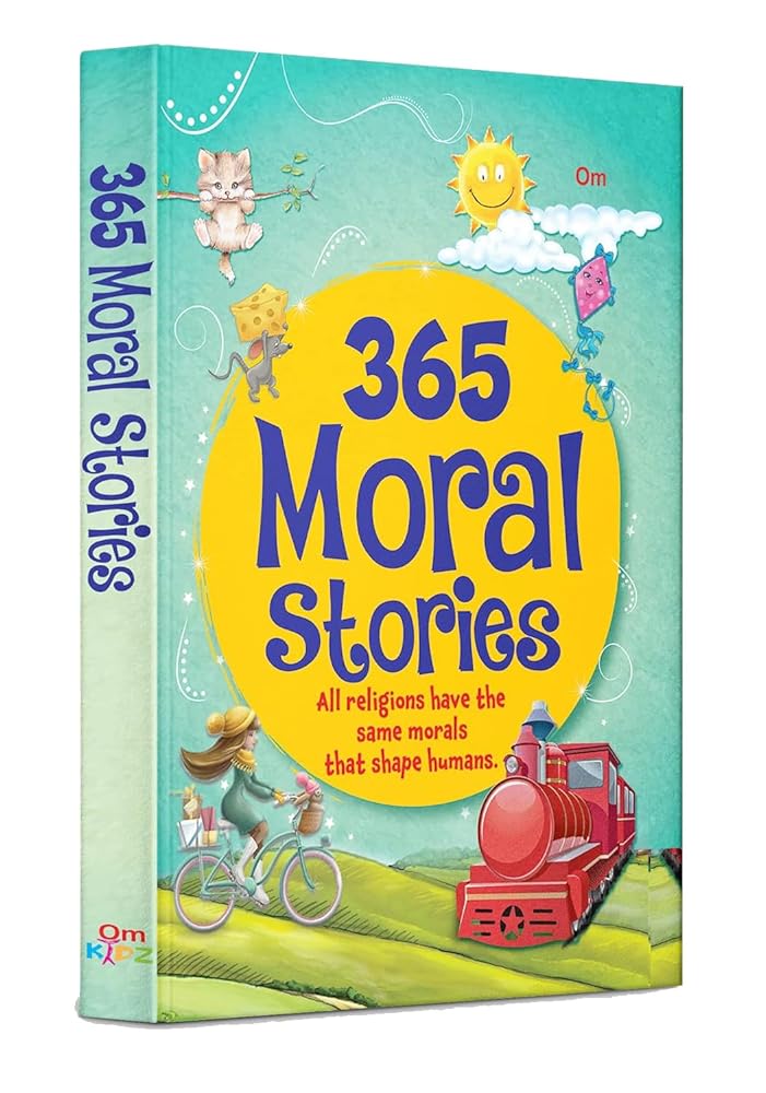 365 Moral Stories for Kids Ages 4–8 Short Stories with Pictures and Life Lessons for Children cover image