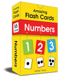 Amazing Flash Cards Numbers: Early Development of Preschool Toddler (55 Cards) cover image