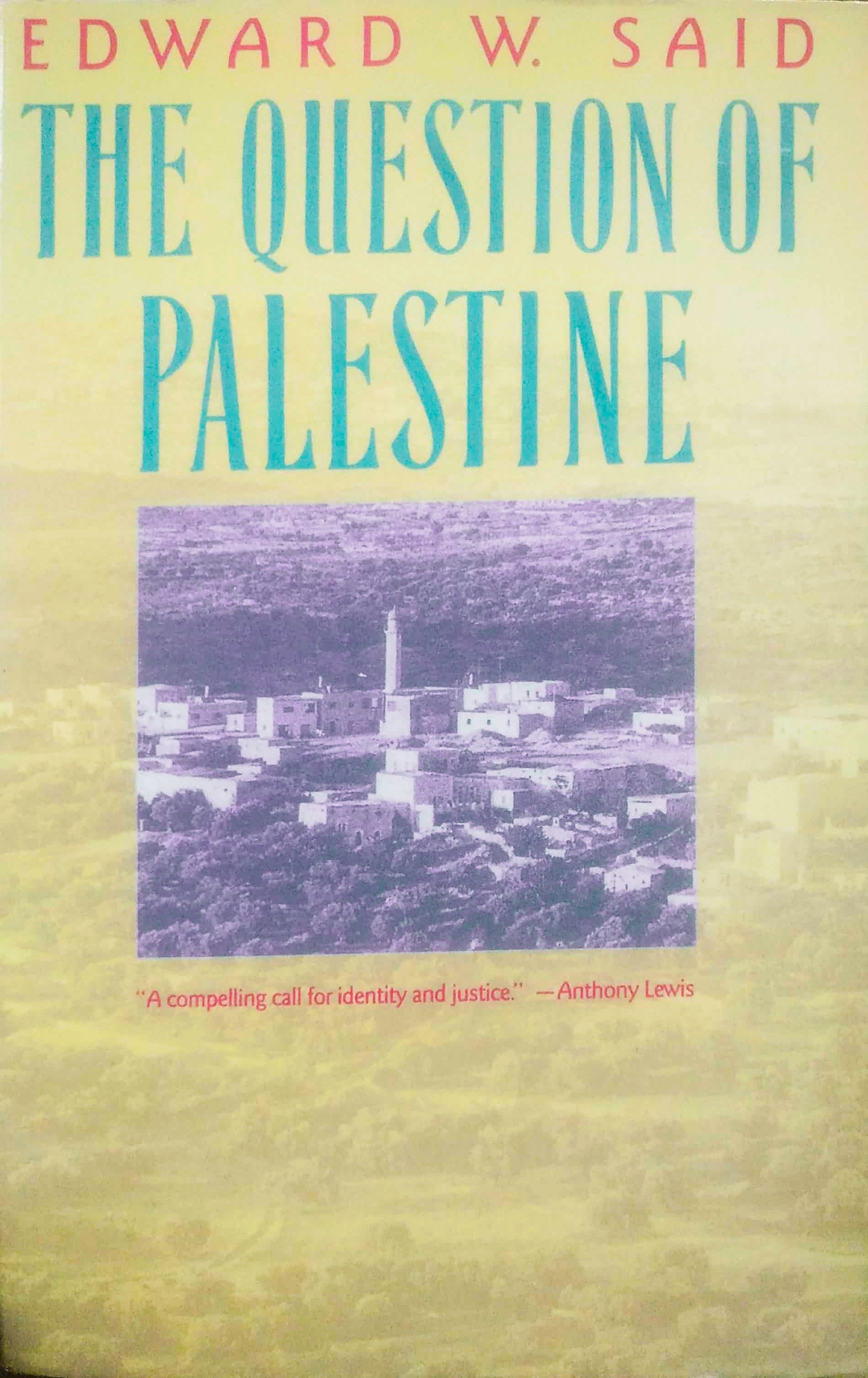 The Question Of Palestine Penguin Random House