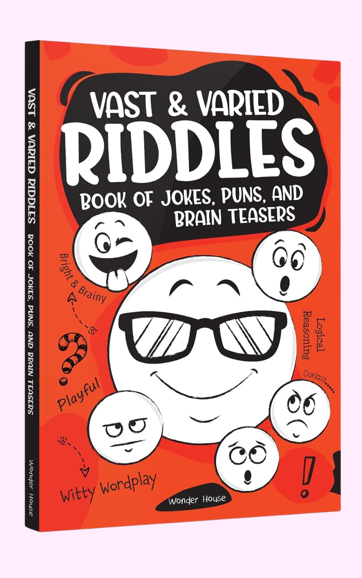 Vast and Varied Riddles Book of Jokes, Puns, and Brain Teasers Wonder House Books