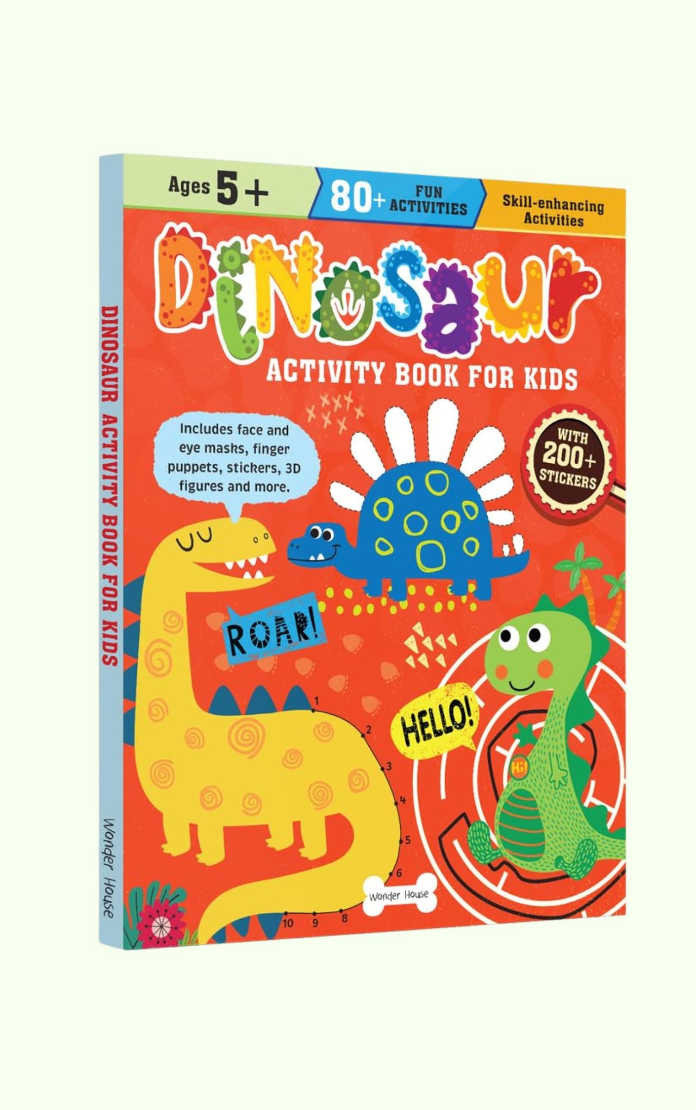 Dinosaur Activity Book For Kids Wonder House Books