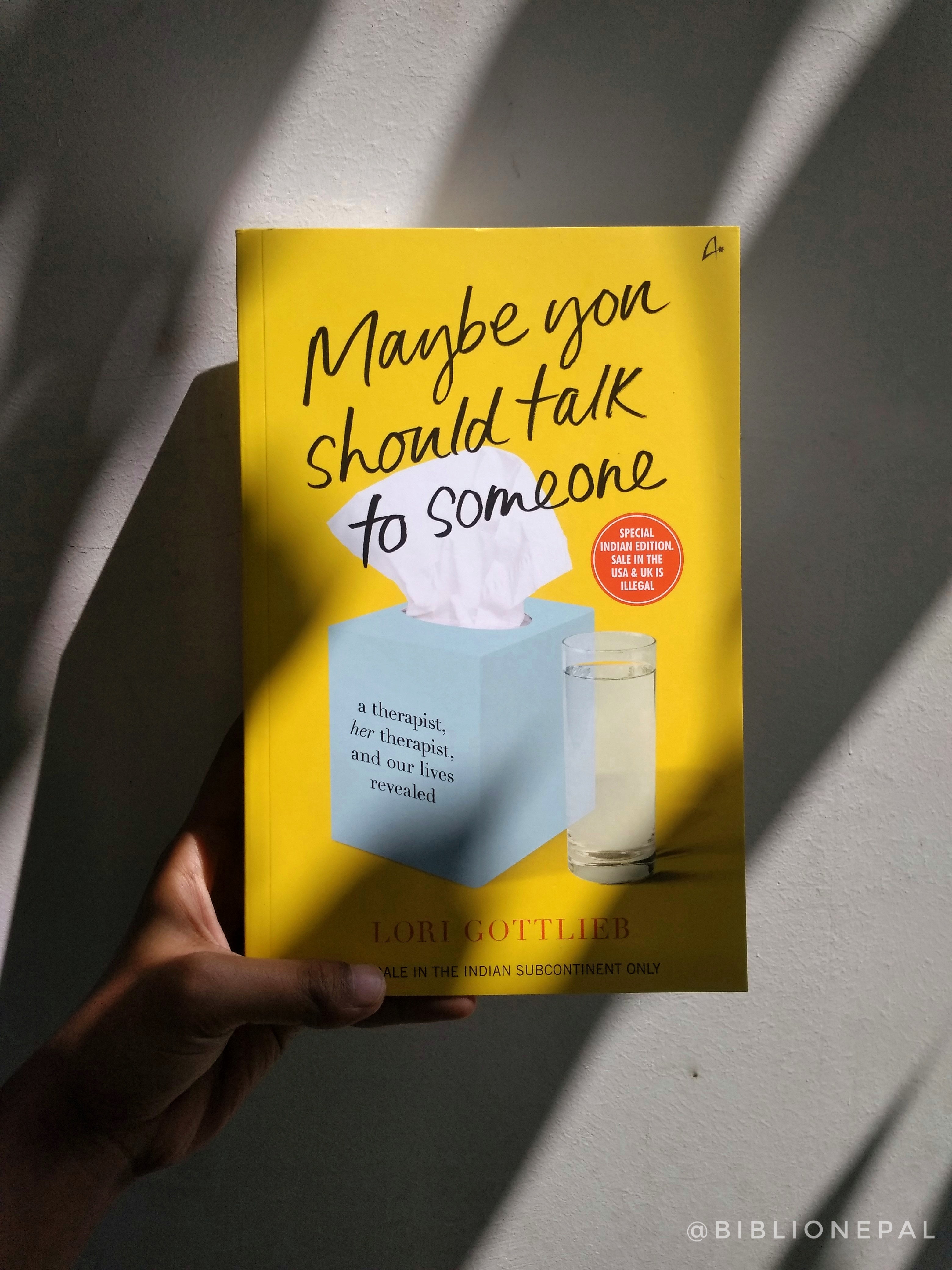 Maybe You Should Talk to Someone Harper Collins