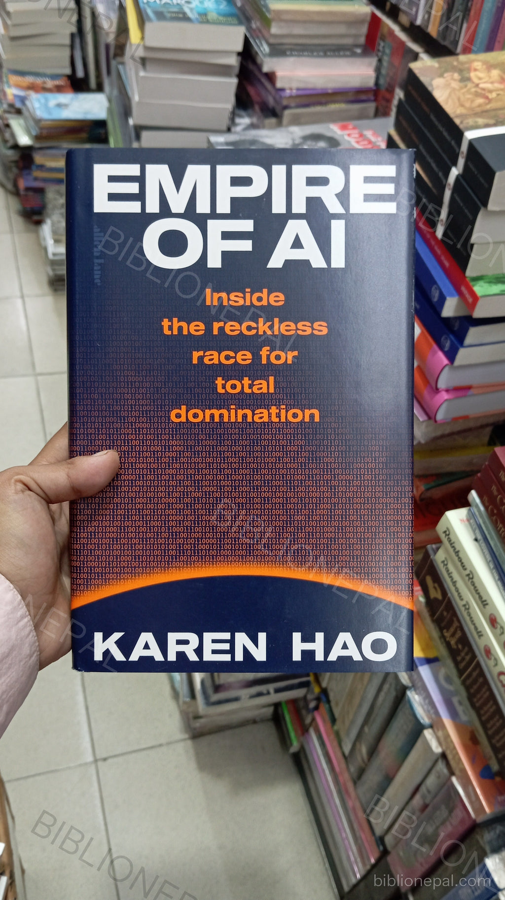 Photoshoot of Empire of AI by Karen Hao | IMG_20260602_162132.jpg