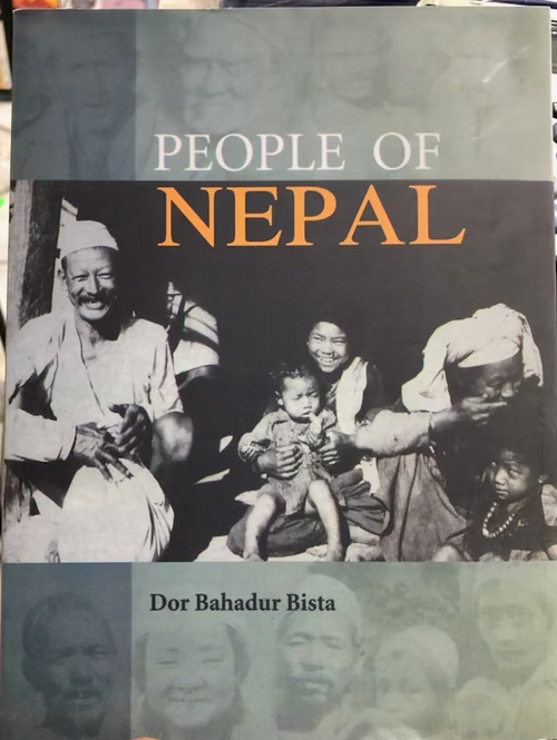 Book titled 'People of Nepal' by Dor Bahadur Bista 