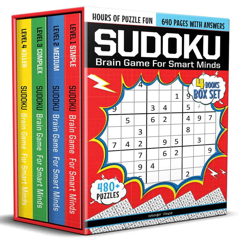 Sudoku-Brain Games For Smart Minds Wonder House Books