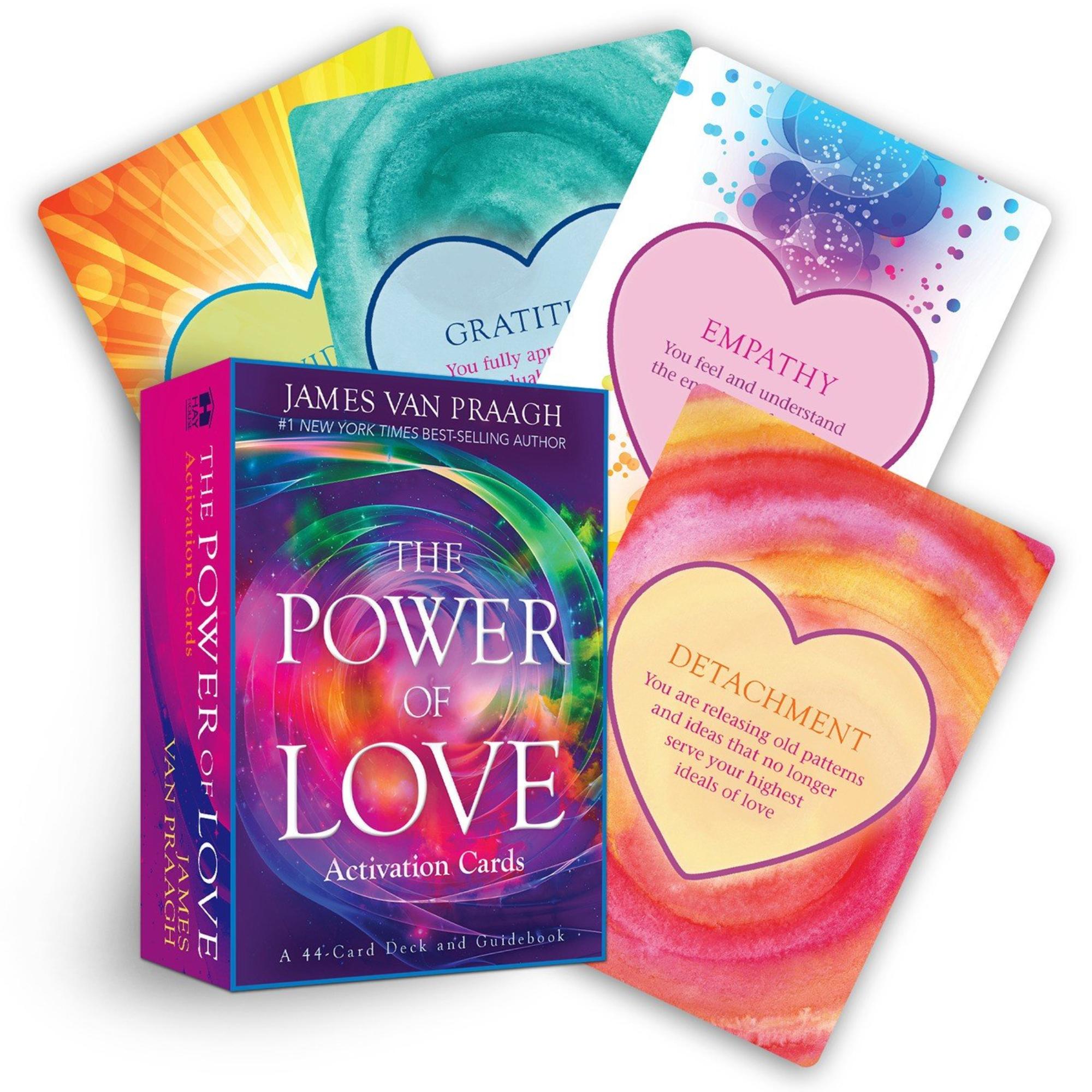 The Power of Love Activation Cards: A 44-Card Deck and Guidebook by James Van Praagh - 9781401951412 - Book Cover