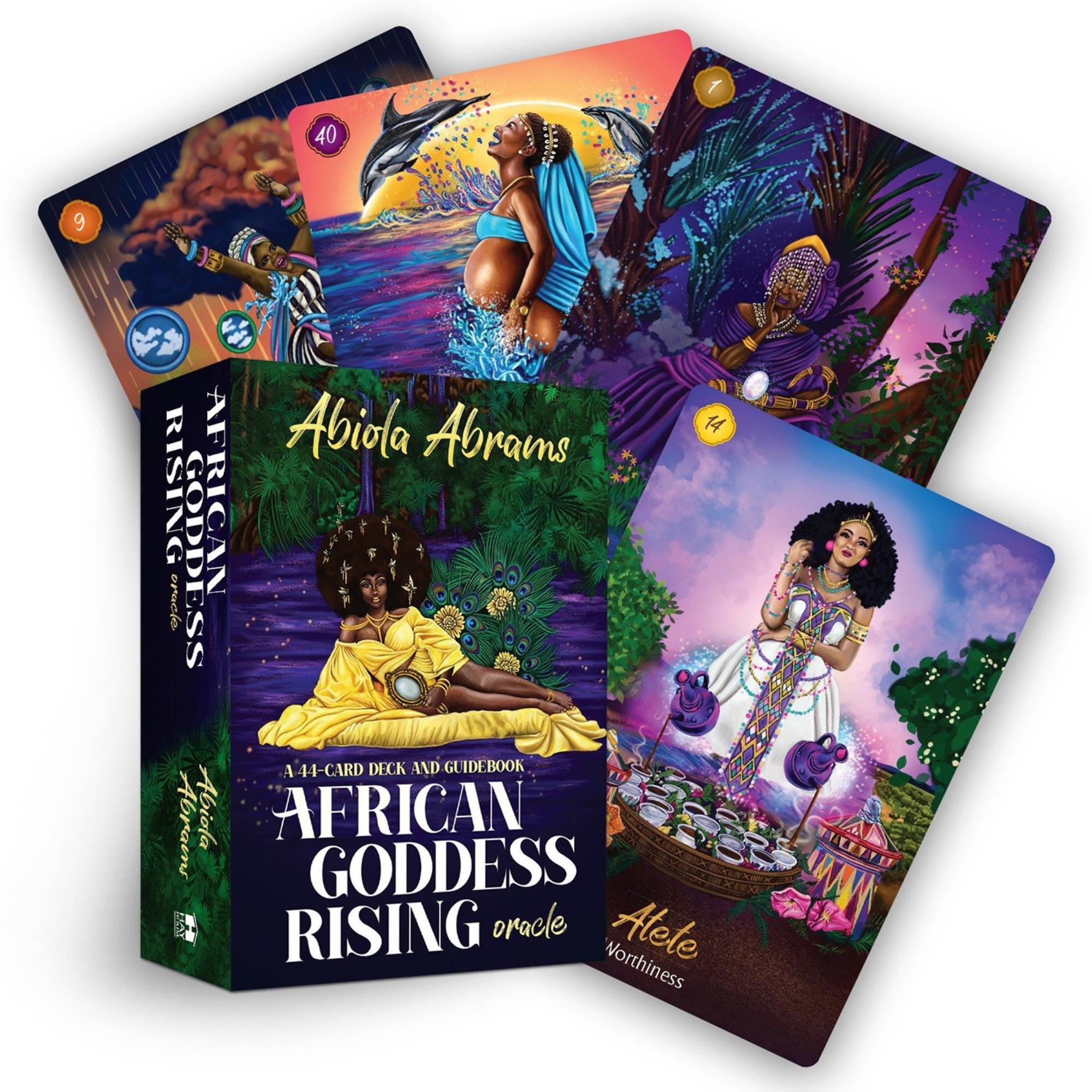 African Goddess Rising Oracle by Abiola Abrams - 9781401963101 - Book Cover