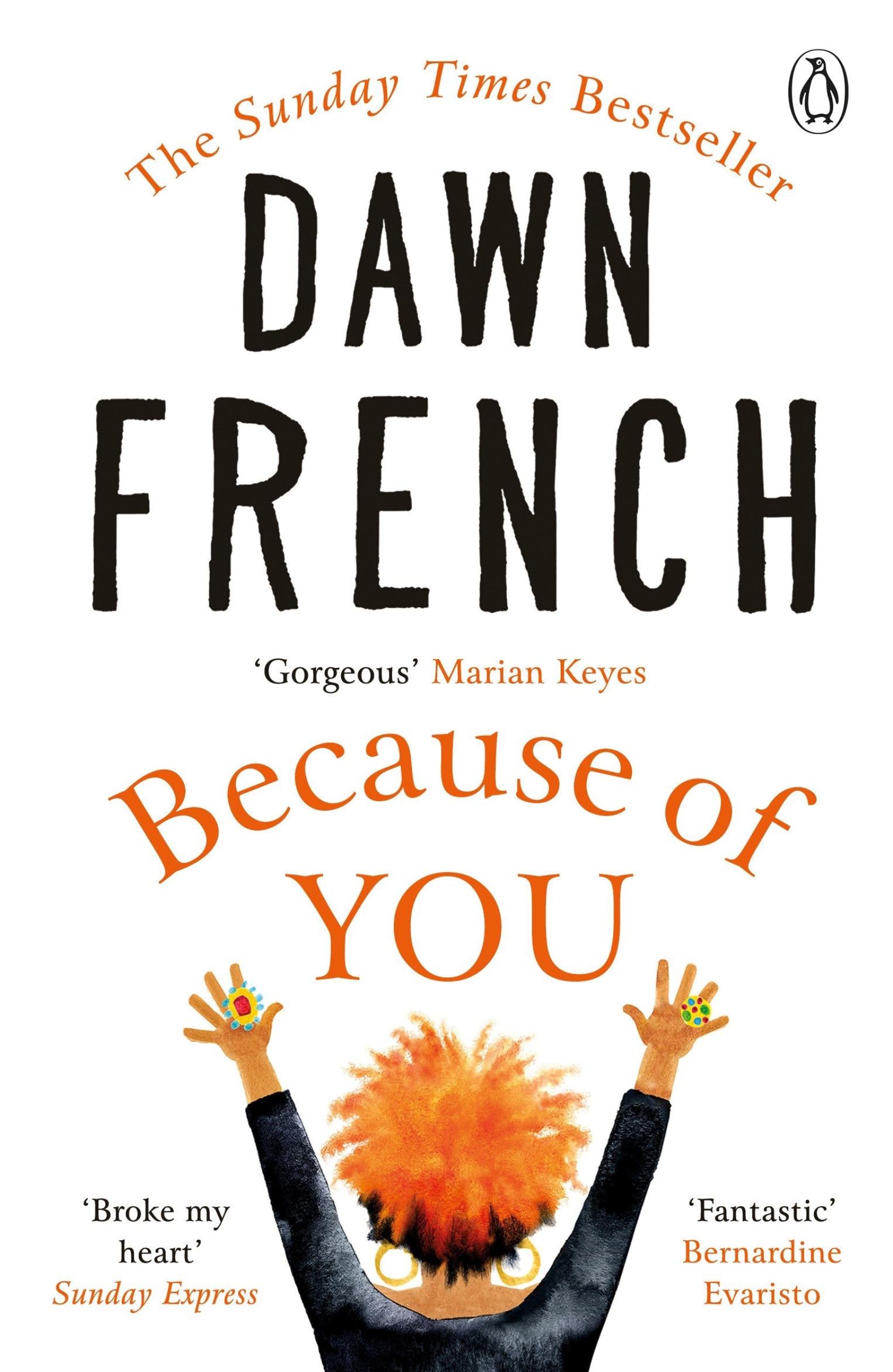 Because of You by Dawn French - 9781405927338 - Book Cover