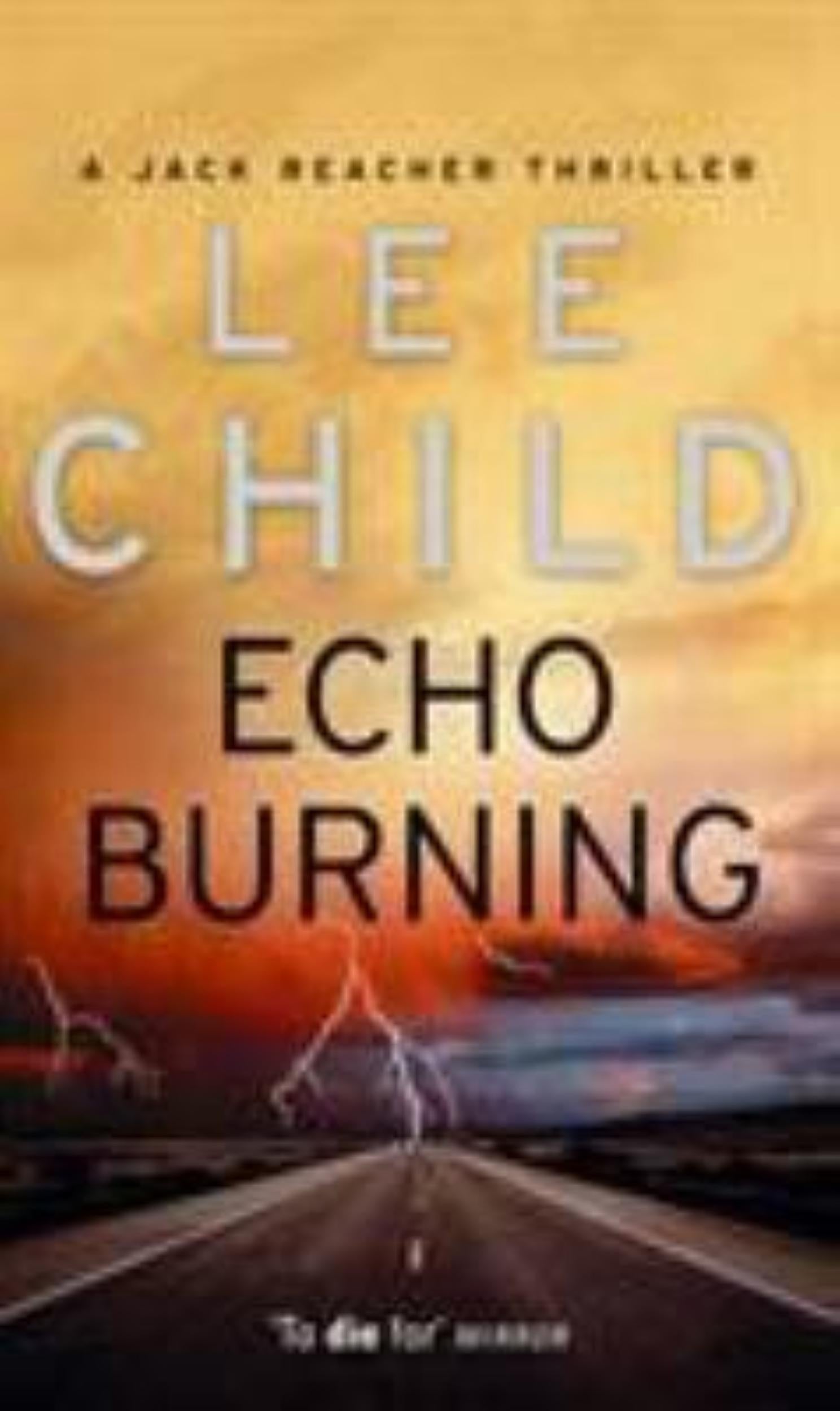 Echo Burning by Lee Child - 9780553813302 - Book Cover