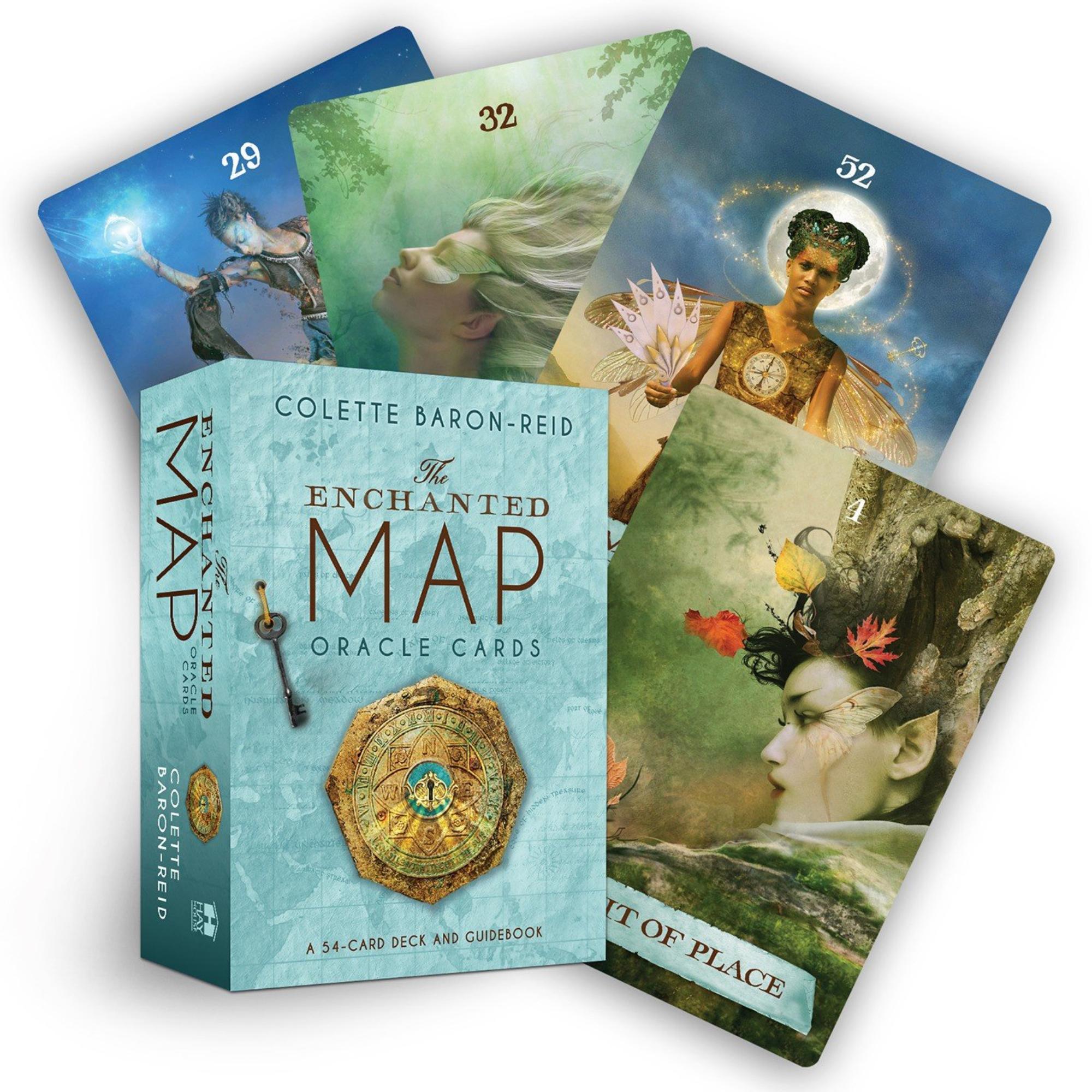 The Enchanted Map Oracle Cards by Colette Baron-Reid - 9781401927493 - Book Cover
