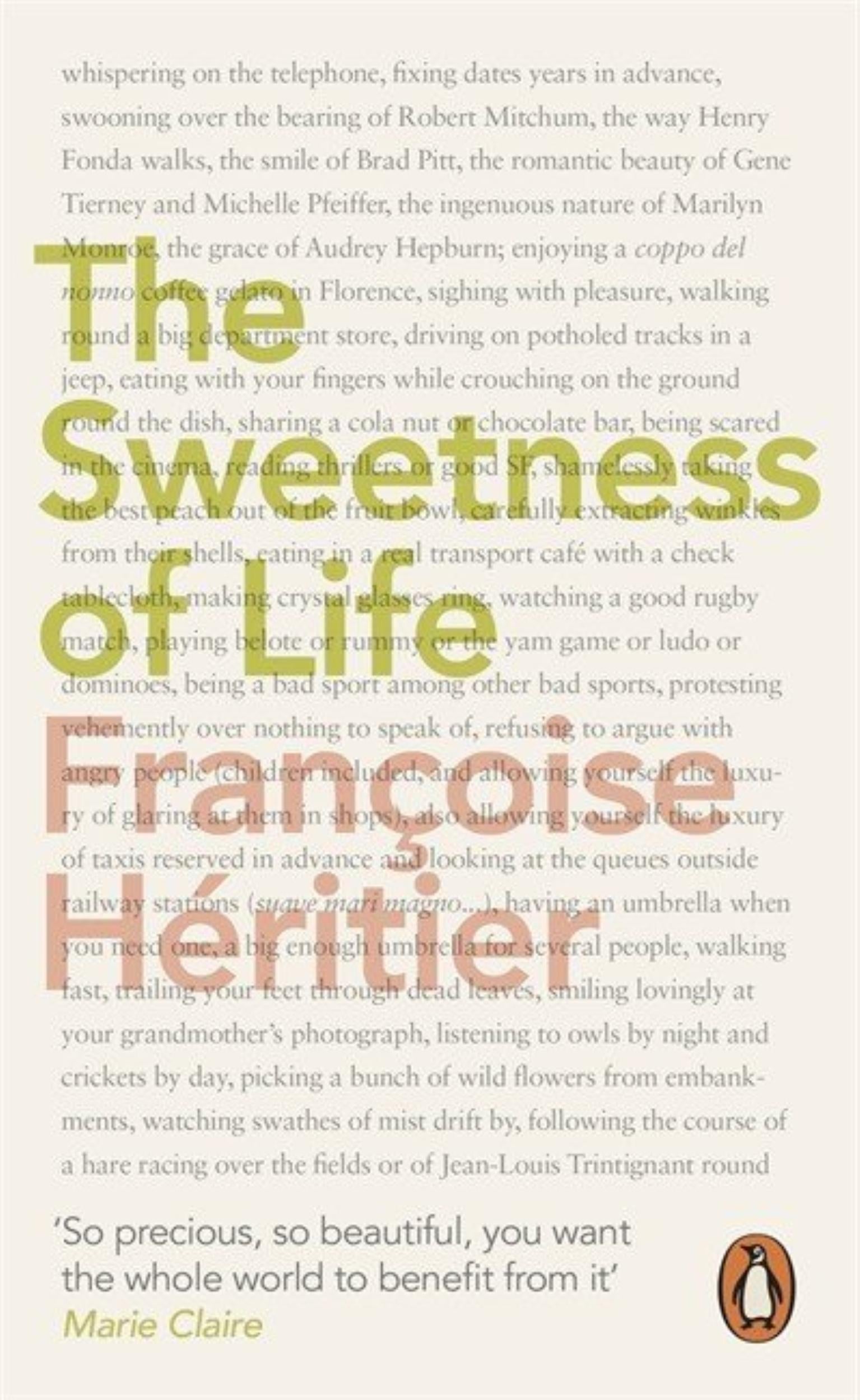The Sweetness Of Life by Francoise Hertier - 9780718198831 - Book Cover