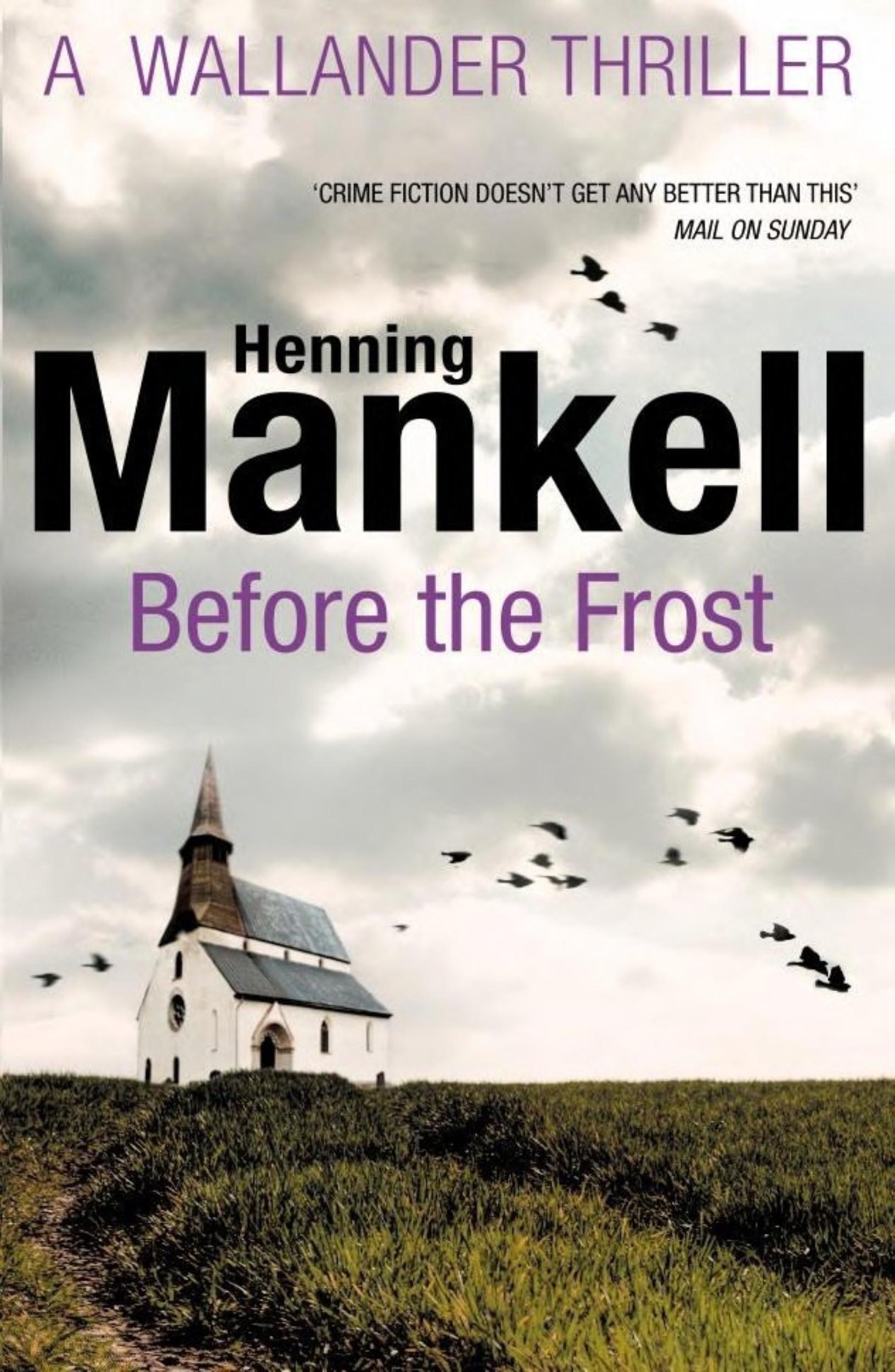 Before the Frost by Henning Mankell - 9780099571797 - Book Cover